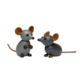 The house mouse dekoration 4,5 cm - Grå - Spring Copenhagen