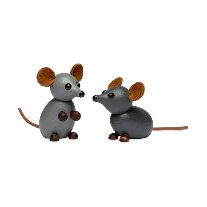 The house mouse dekoration 4,5 cm, Grå Spring Copenhagen