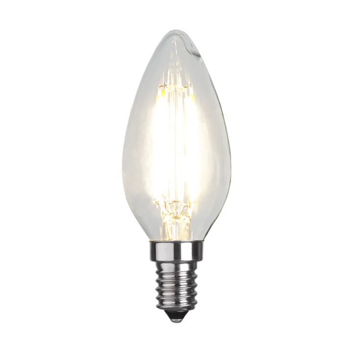 E14 kronljus 4 W - Transparent - Star Trading