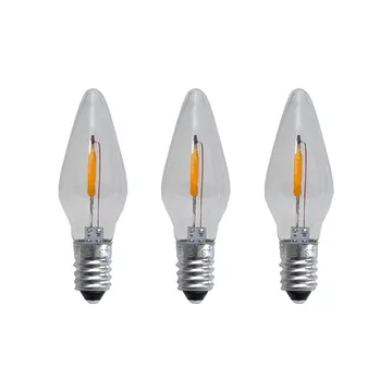 Reservlampa E10 LED filament soft glow 3-pack - 0,5W 1900K ej dimbar - Star Trading