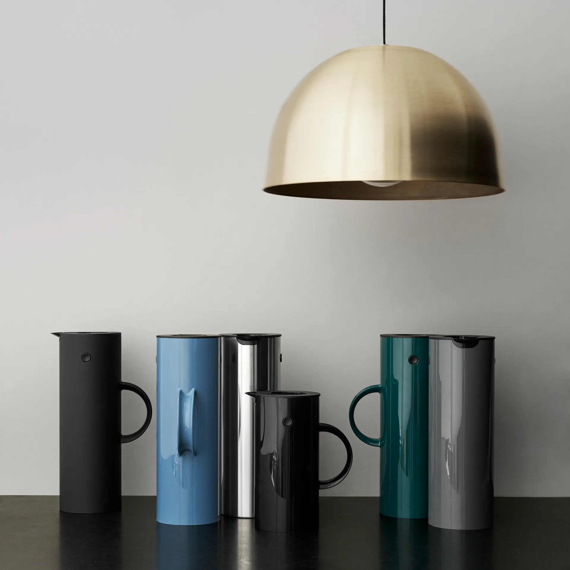 EM77 Stelton termos 1 l, granitgrå blank Stelton