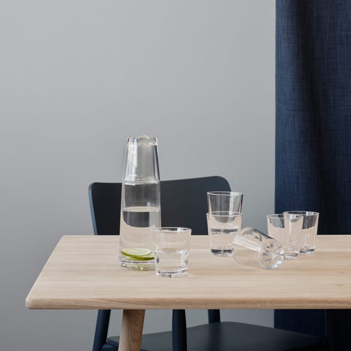 Glacier karaff med dricksglas, Klar Stelton