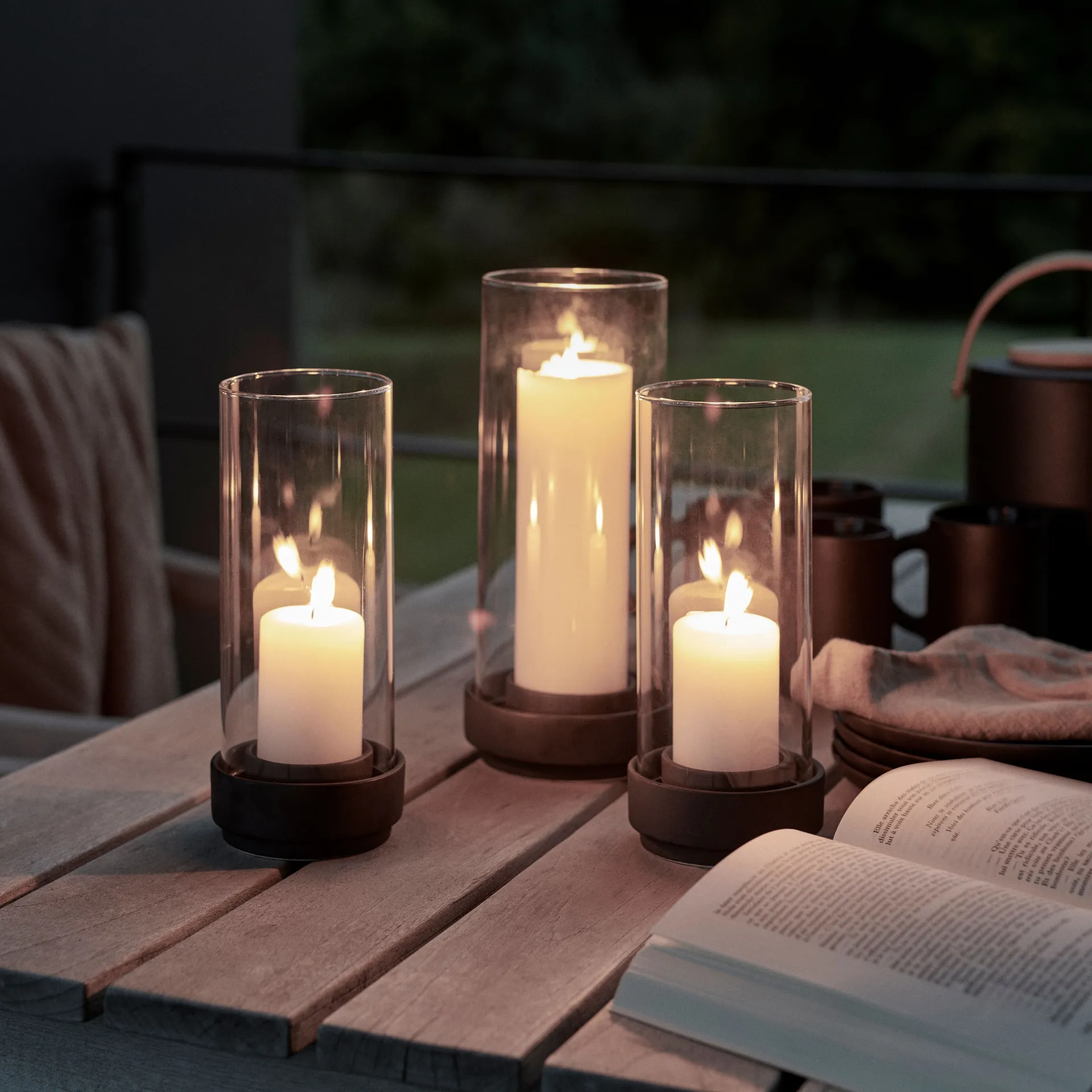 Hurricane reservglas till ljuslykta, Liten Ø9,5 cm Stelton