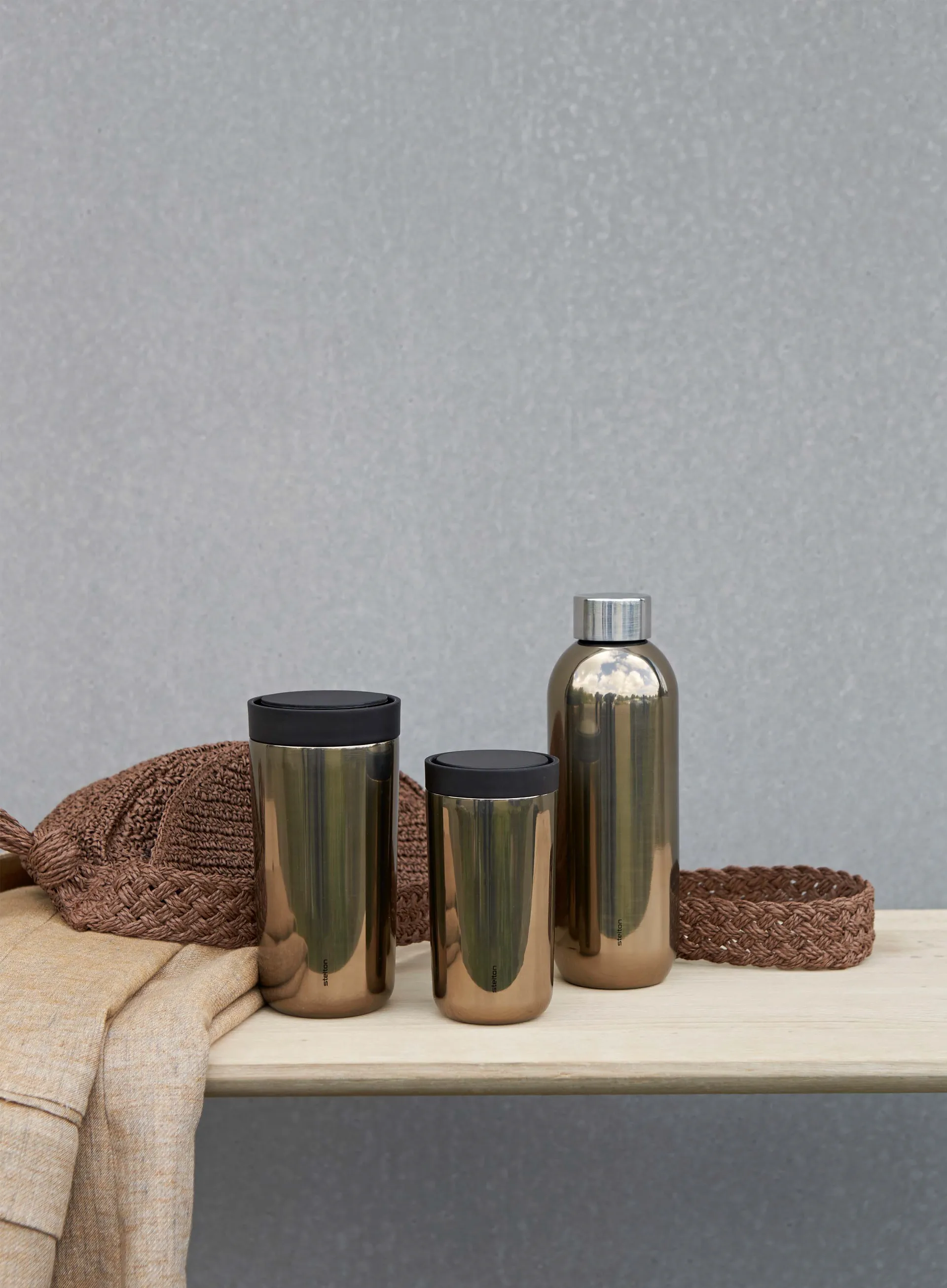 Keep Cool termoflaska 0,6 l, Dark gold Stelton