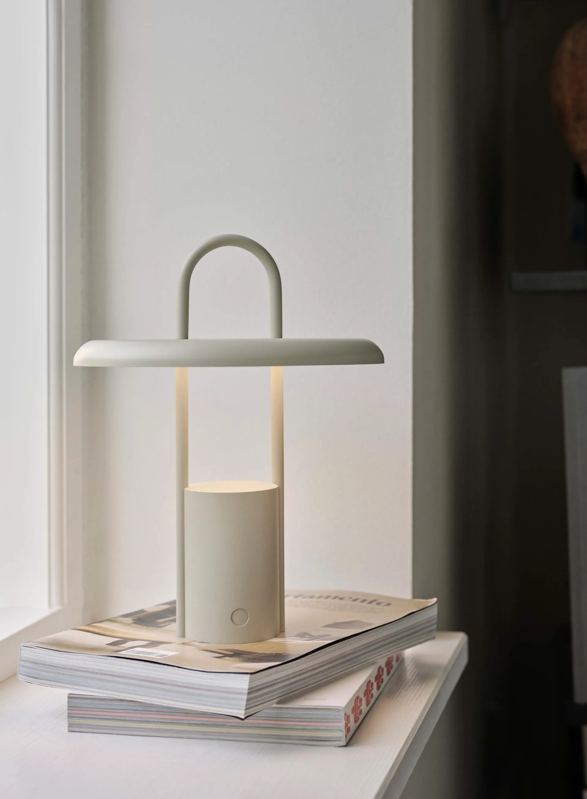 Pier LED-lampa portabel 25 cm, Sand Stelton