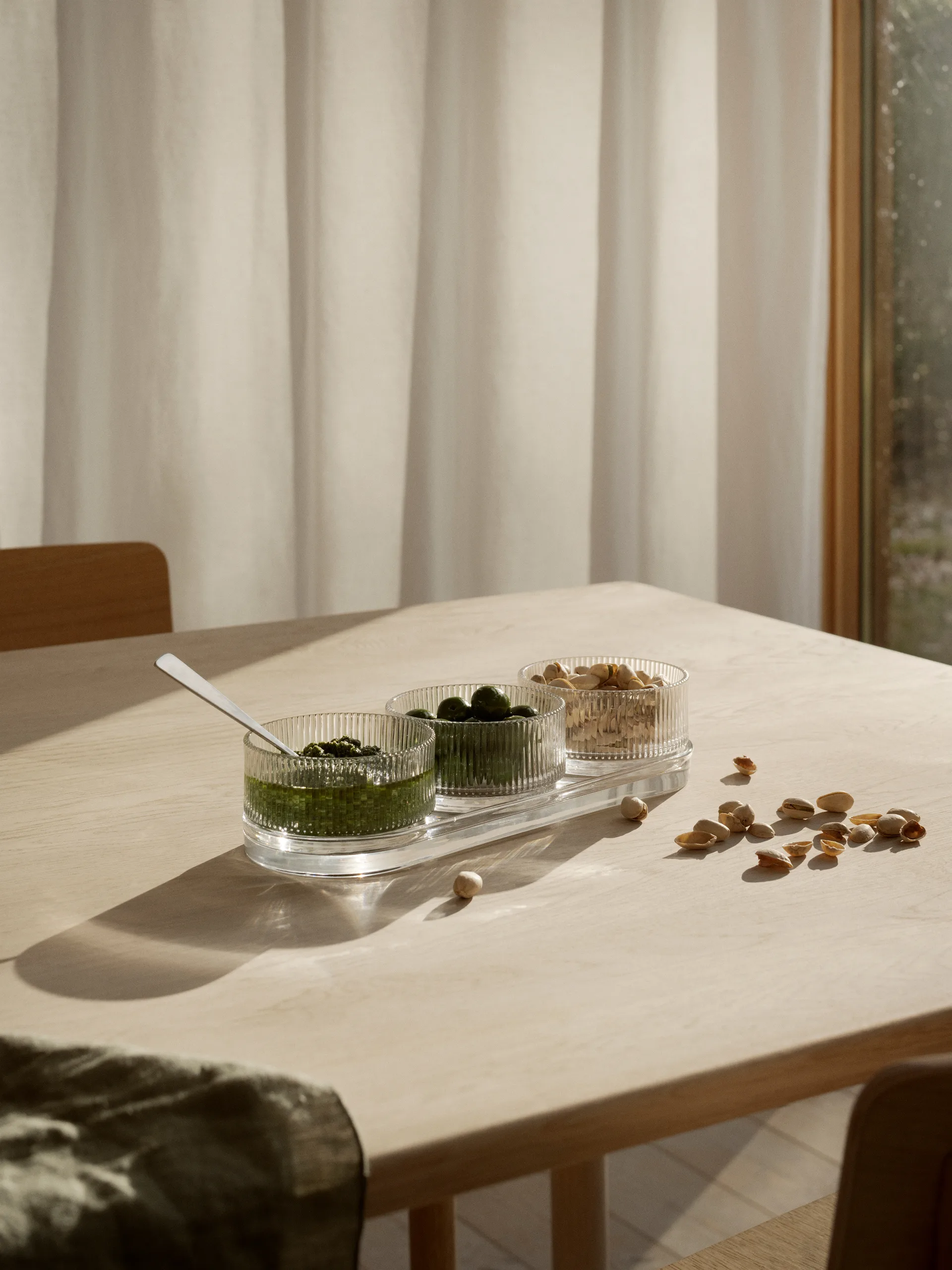 Pilastro tapasset 4 delar, Clear Stelton