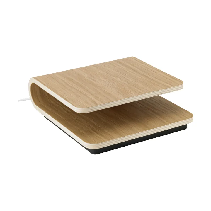 Ro trådlös laddare - Oak - Stelton