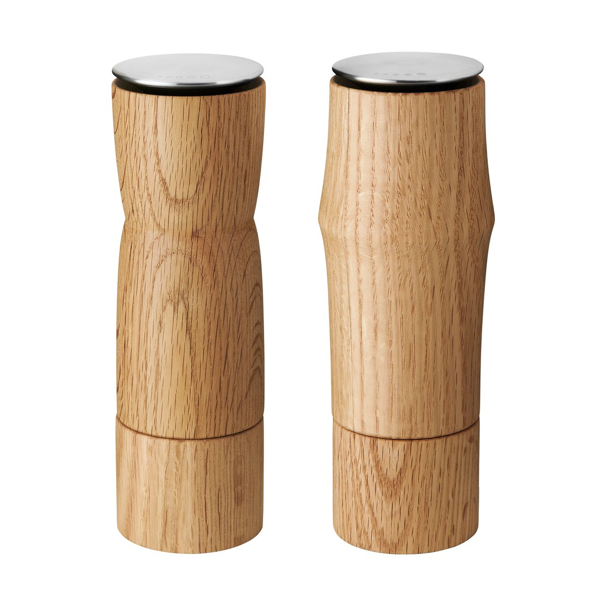 Stelton Storm salt- och pepparkvarn set Oak | Skandinavisk Design | Salt- & Pepparkvarnar | Brun