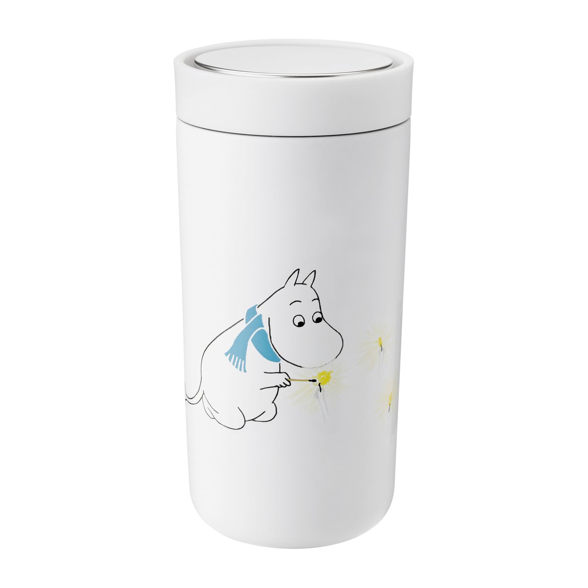 Stelton To Go Click Mumin termosmugg 0,4 l Frost | Skandinavisk Design | Termosmuggar | Grå