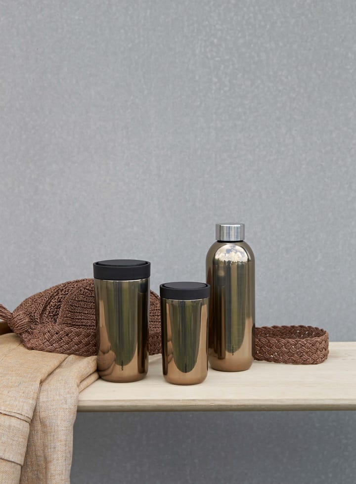 To Go Click termosmugg 0,4 l, Dark gold Stelton