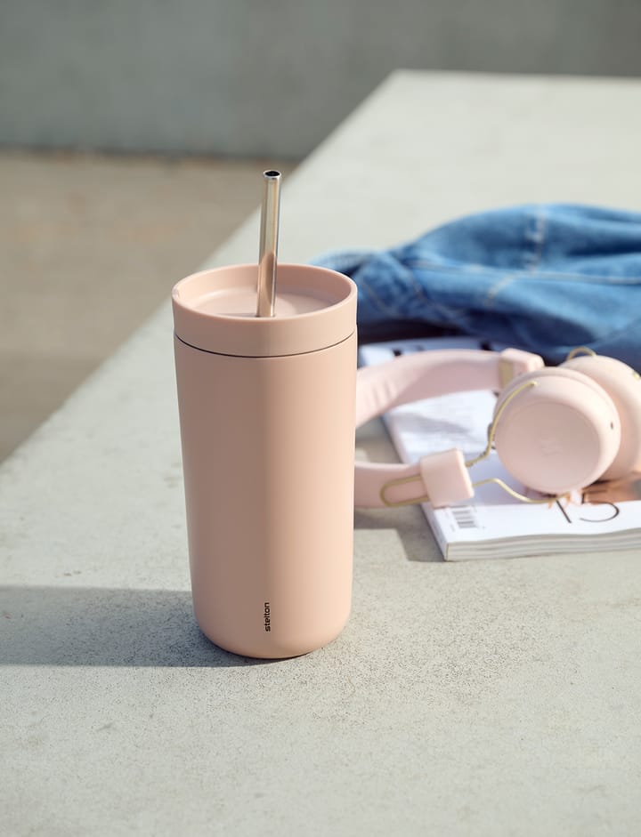 To Go Sip termosmugg med sugrör 0,4 L, Heather Stelton