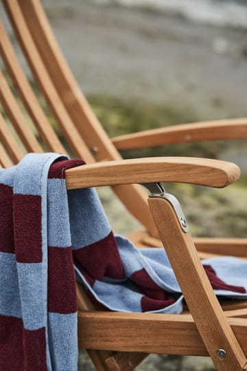 Lobby däckstol teak - Inkl. bricka och regnskydd - Stockamöllan
