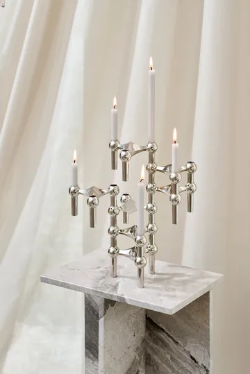 Nagel ljus 12-pack - Linen grey - STOFF