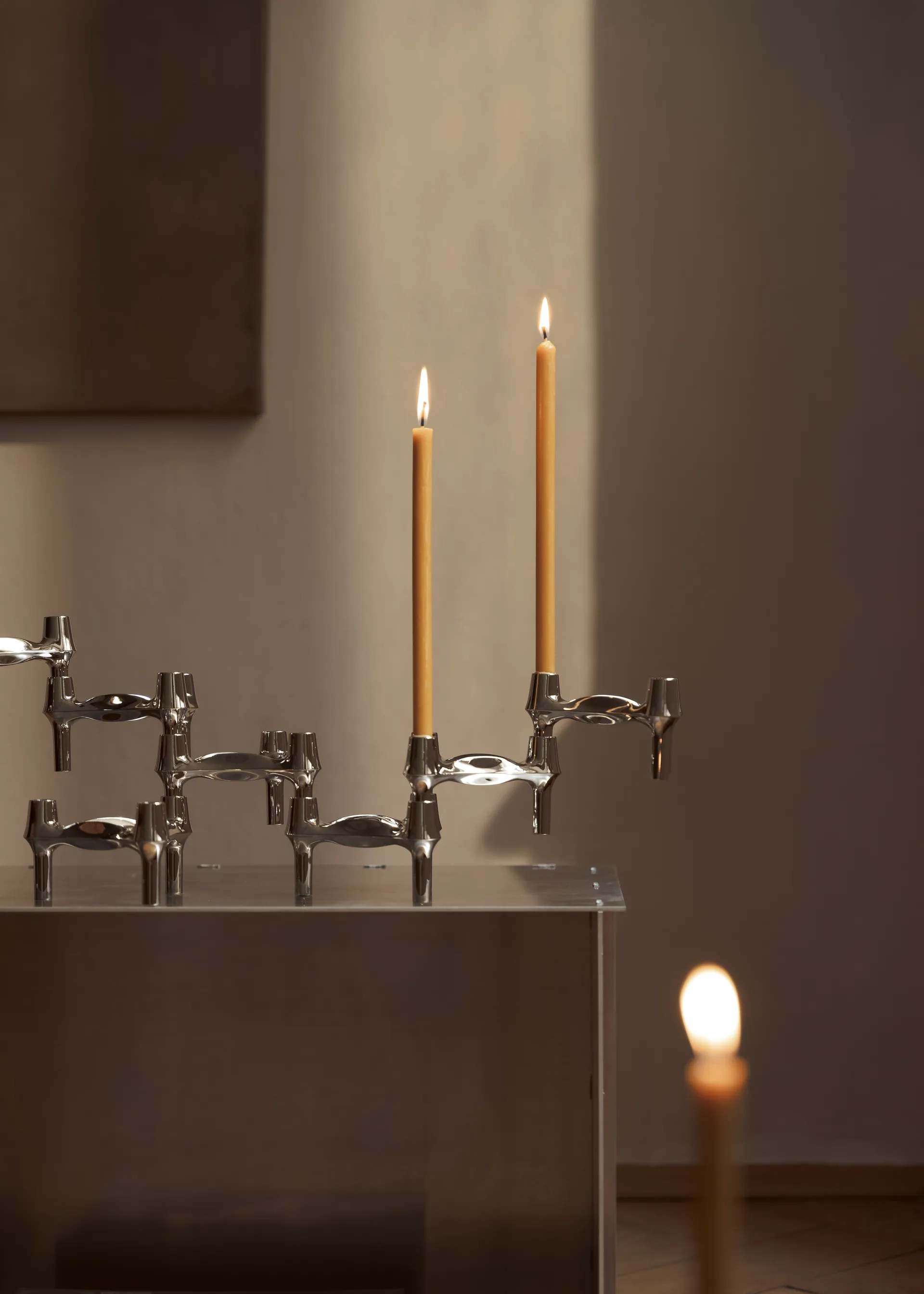 Nagel ljus 8-pack, Golden honey STOFF