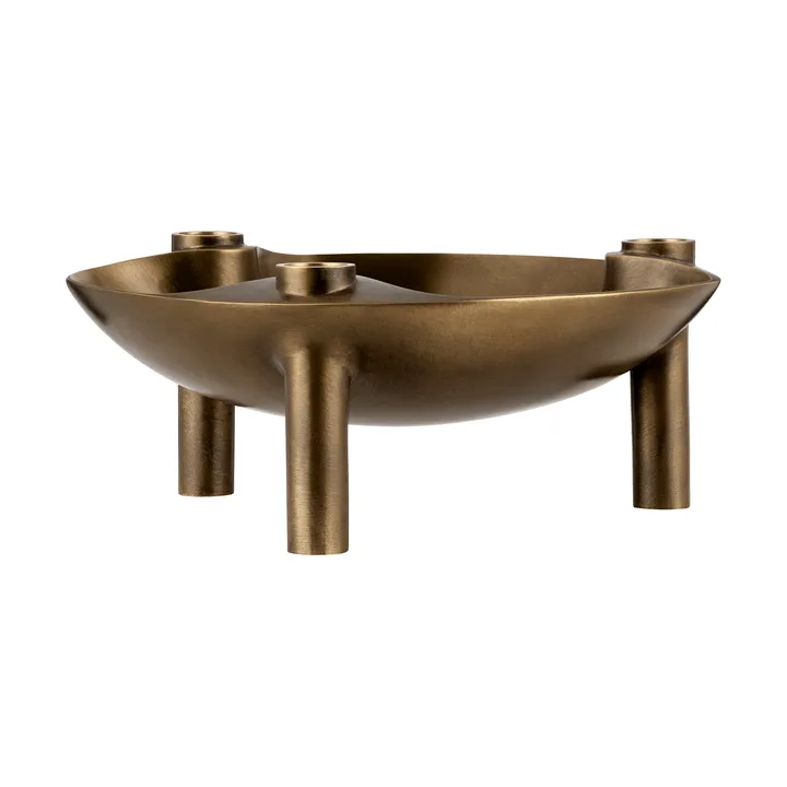 Nagel skål - Bronzed brass, Ø13,8x5,6 cm - STOFF Nagel