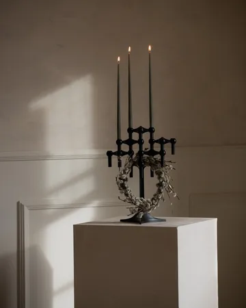 STOFF Nagel antikljus by ester & erik 6-pack - Dusty green - STOFF Nagel