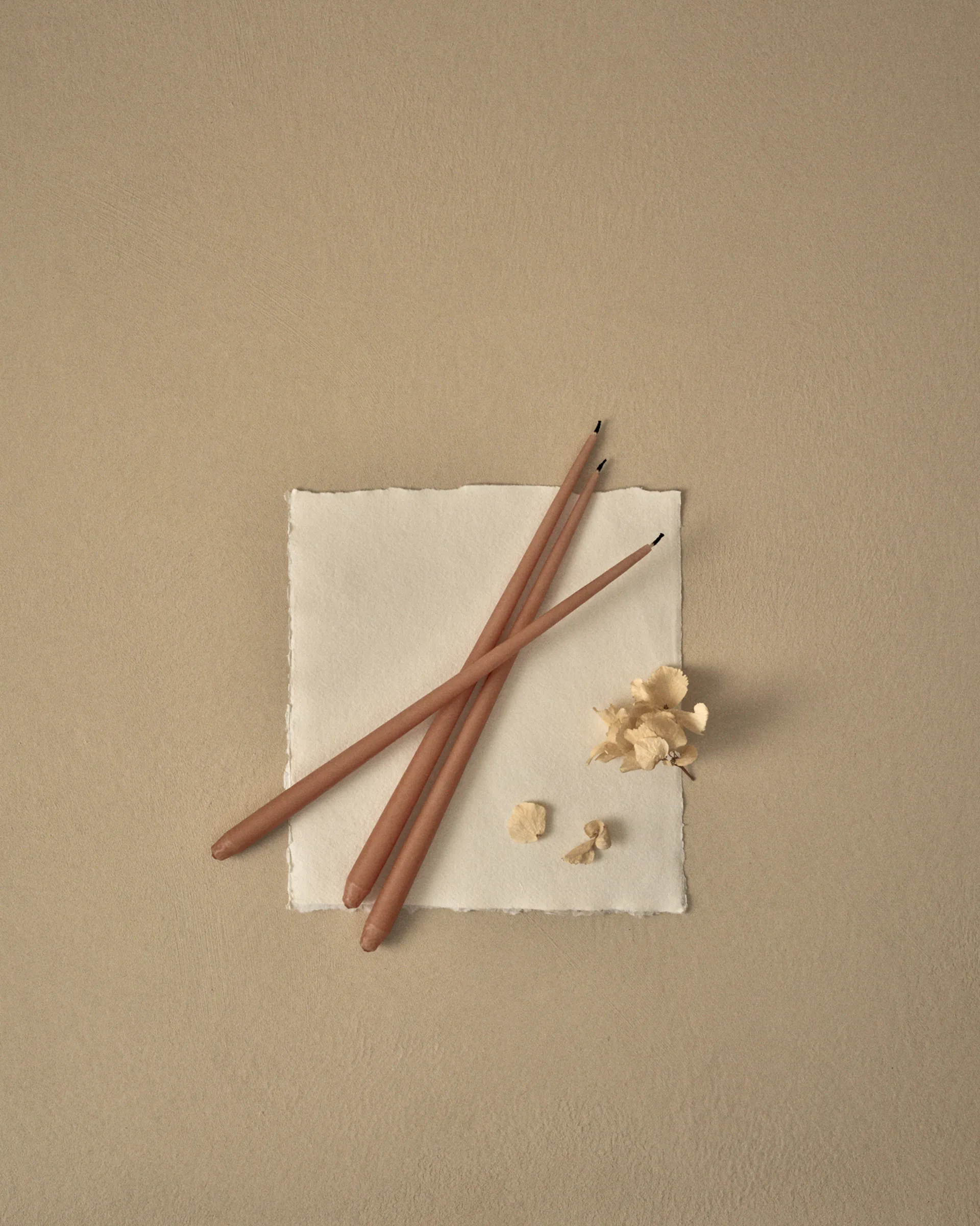 STOFF Nagel antikljus by ester & erik 6-pack, Dusty rose STOFF Nagel