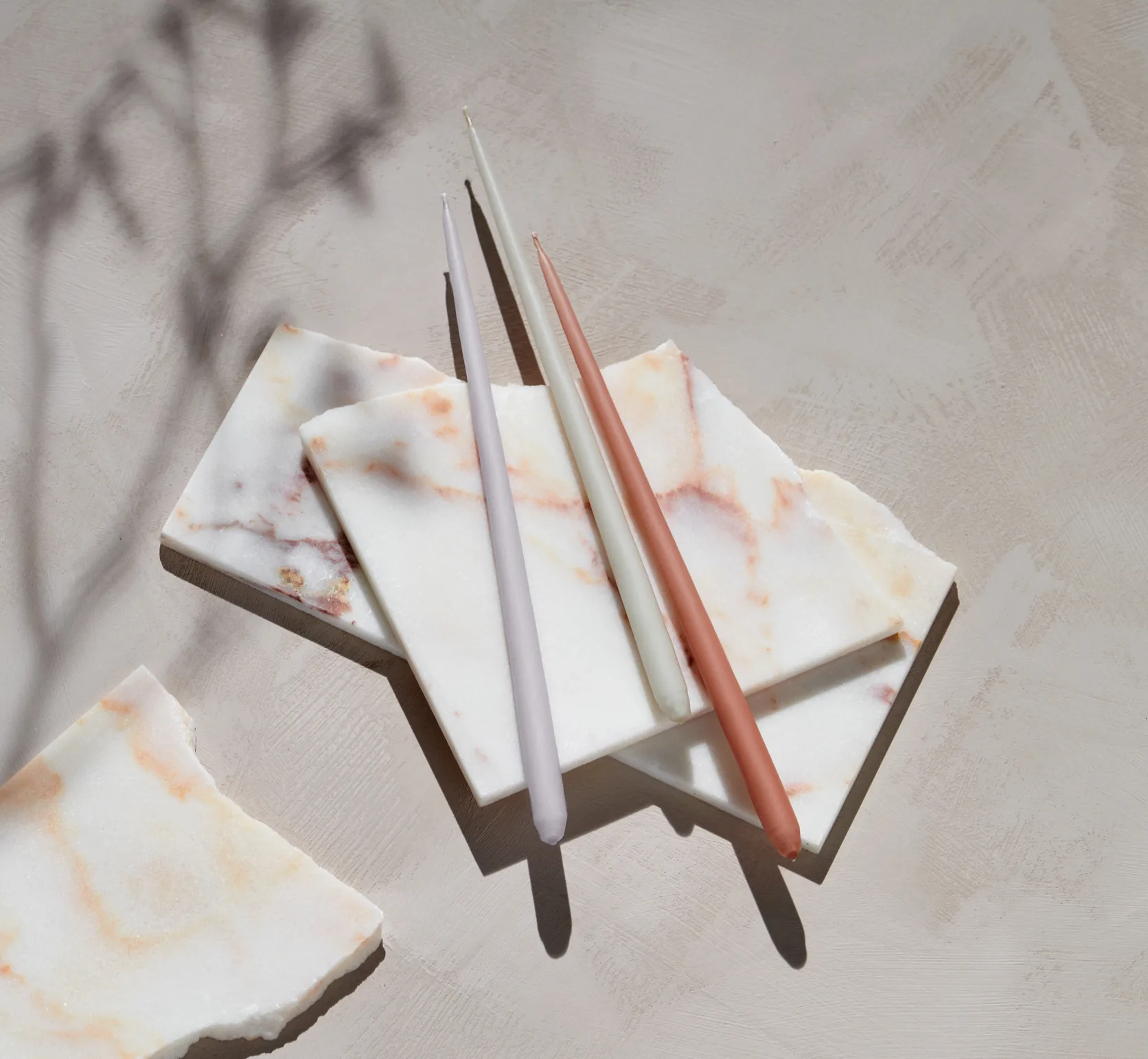 STOFF Nagel antikljus by ester & erik 6-pack, Light lavender STOFF Nagel