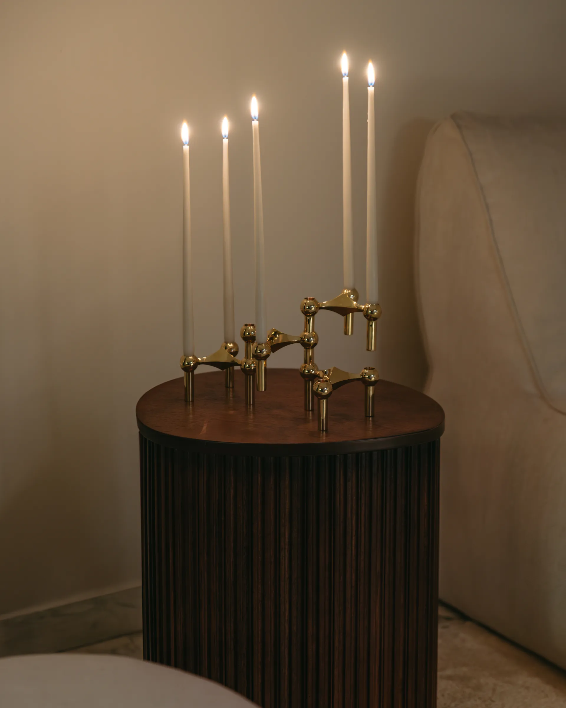 STOFF Nagel antikljus by ester & erik 6-pack, Off-white STOFF Nagel