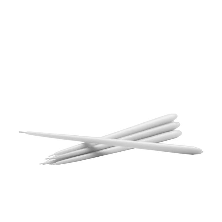 STOFF Nagel antikljus by ester & erik 6-pack - White - STOFF Nagel