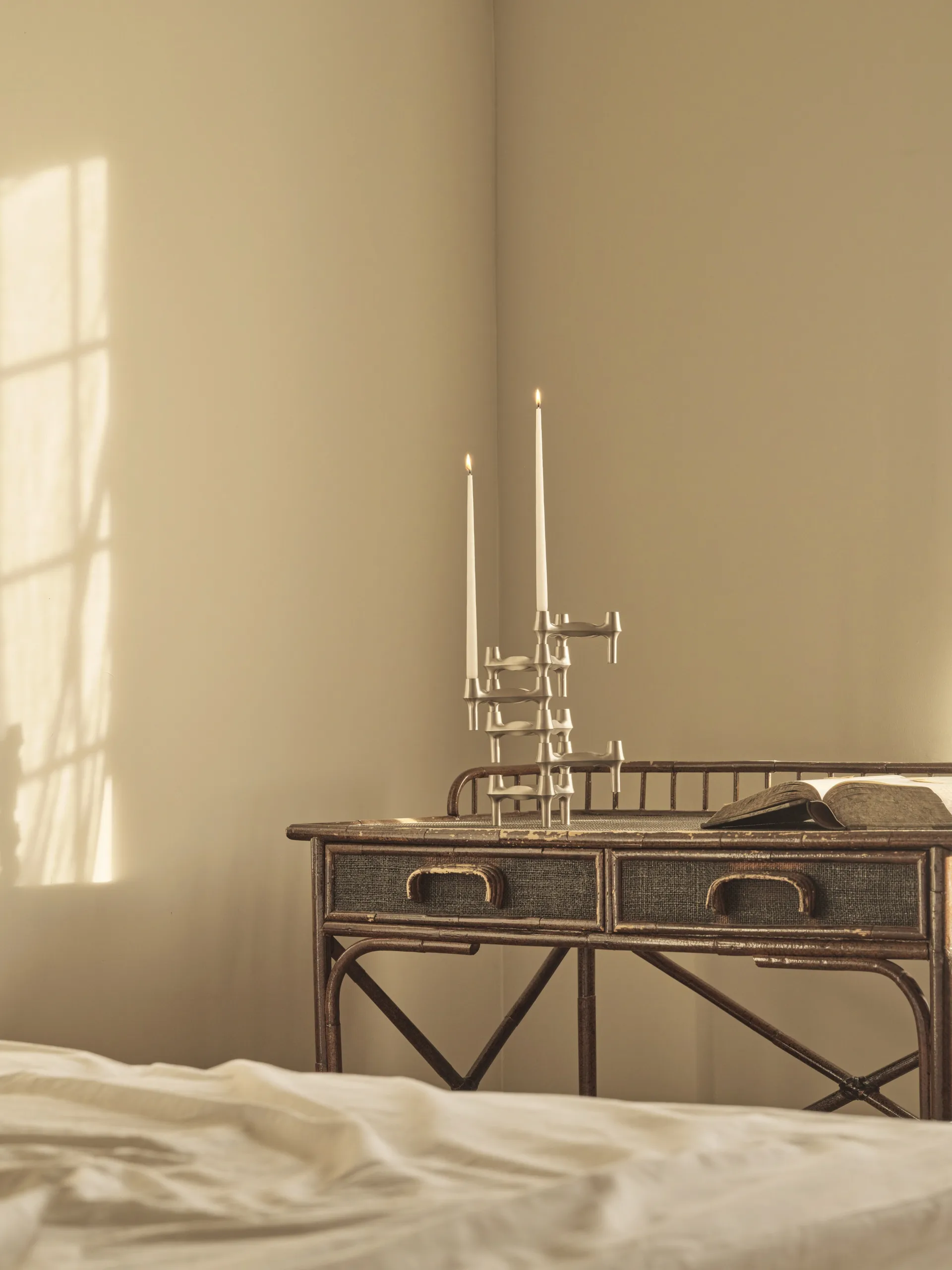 STOFF Nagel antikljus by ester & erik 6-pack, White STOFF Nagel