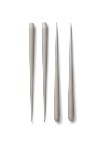 STOFF Nagel antikljus by ester & erik large 4-pack - Sand - STOFF Nagel