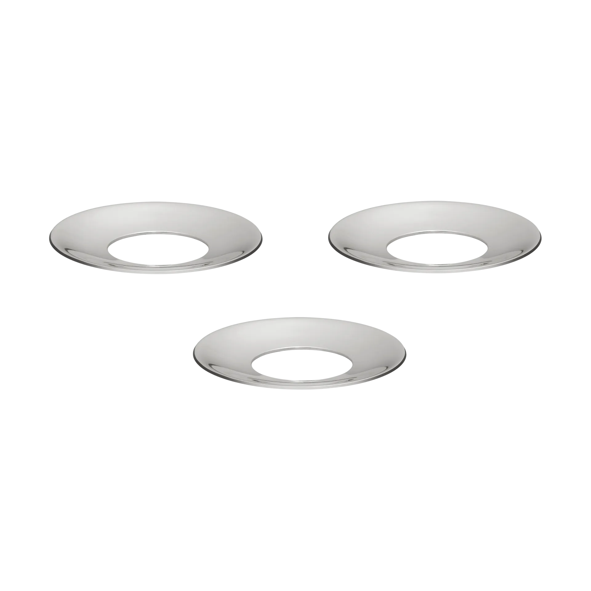 STOFF Nagel ljusmanschett 3-pack, Krom STOFF Nagel