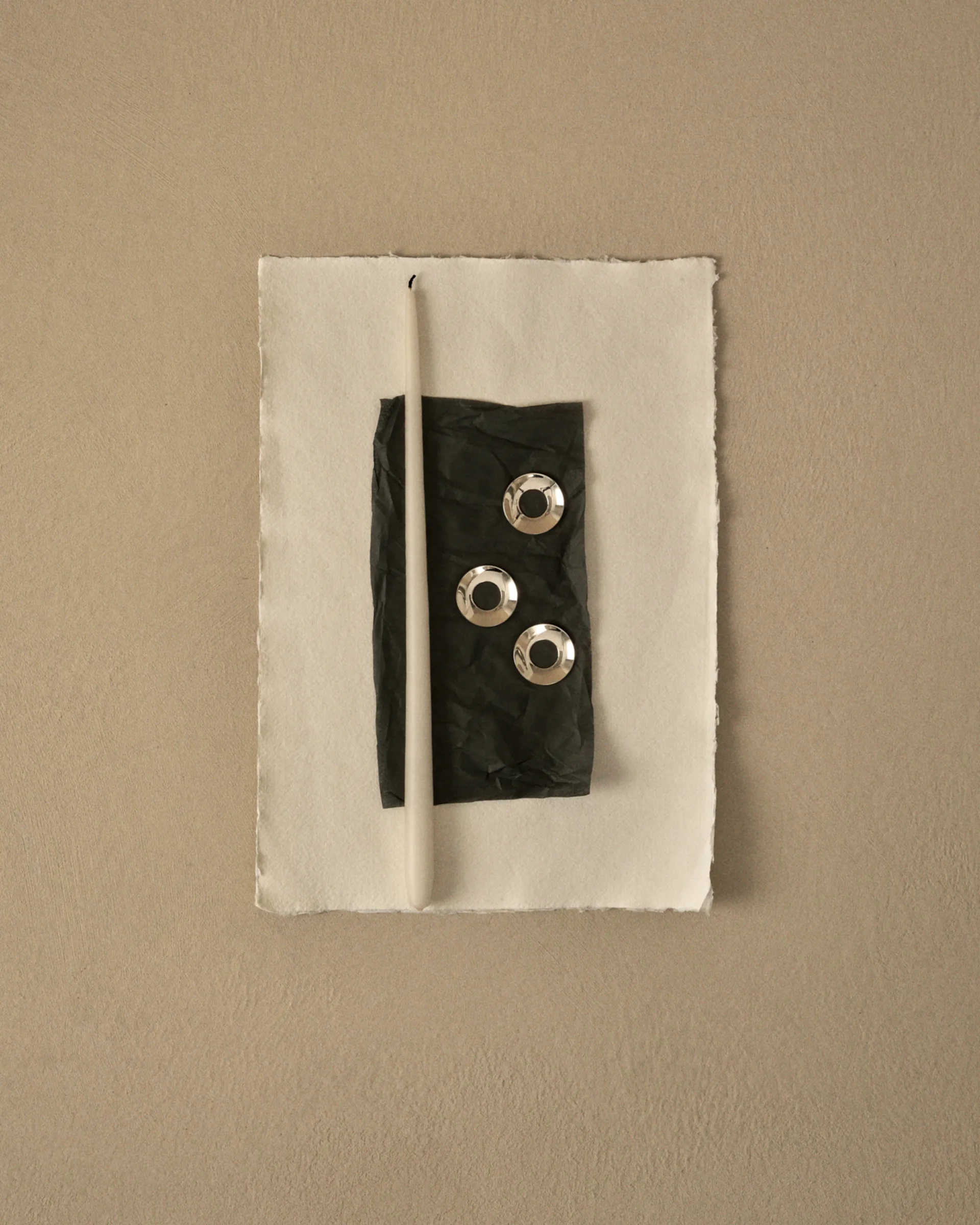 STOFF Nagel ljusmanschett 3-pack, Krom STOFF Nagel