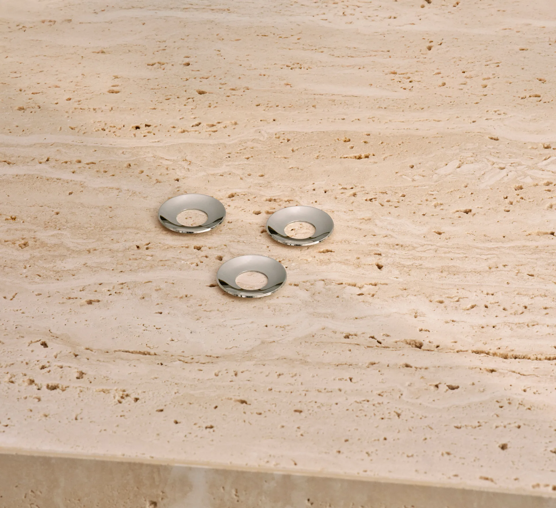 STOFF Nagel ljusmanschett 3-pack, Krom STOFF Nagel