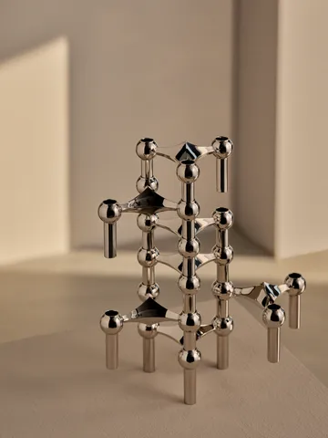 STOFF Nagel ljusstake 2 delar - Krom - STOFF Nagel