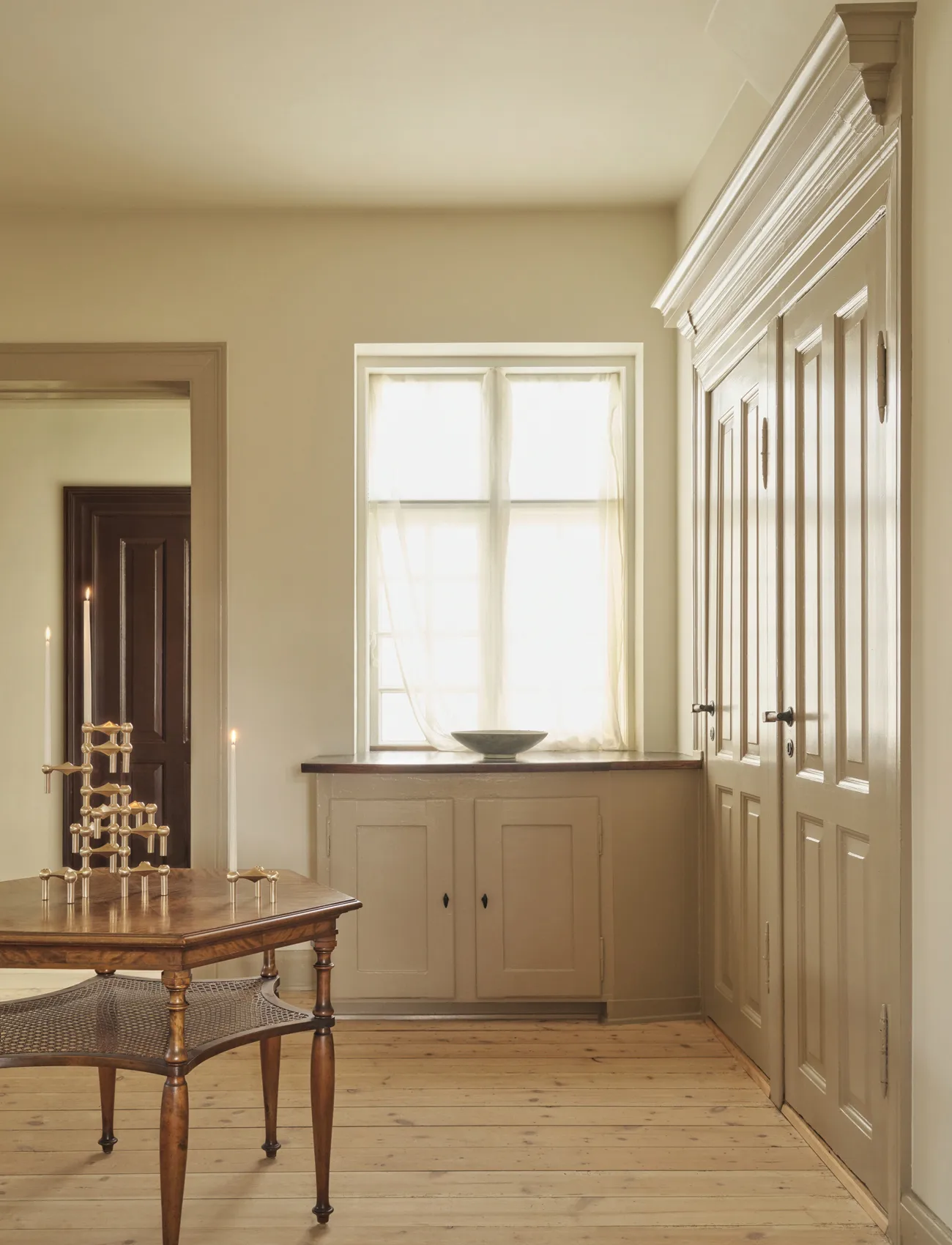 STOFF Nagel ljusstake 3-pack, Borstad mässing STOFF Nagel