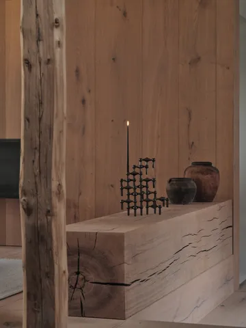 STOFF Nagel ljusstake 3-pack - Svart krom - STOFF Nagel