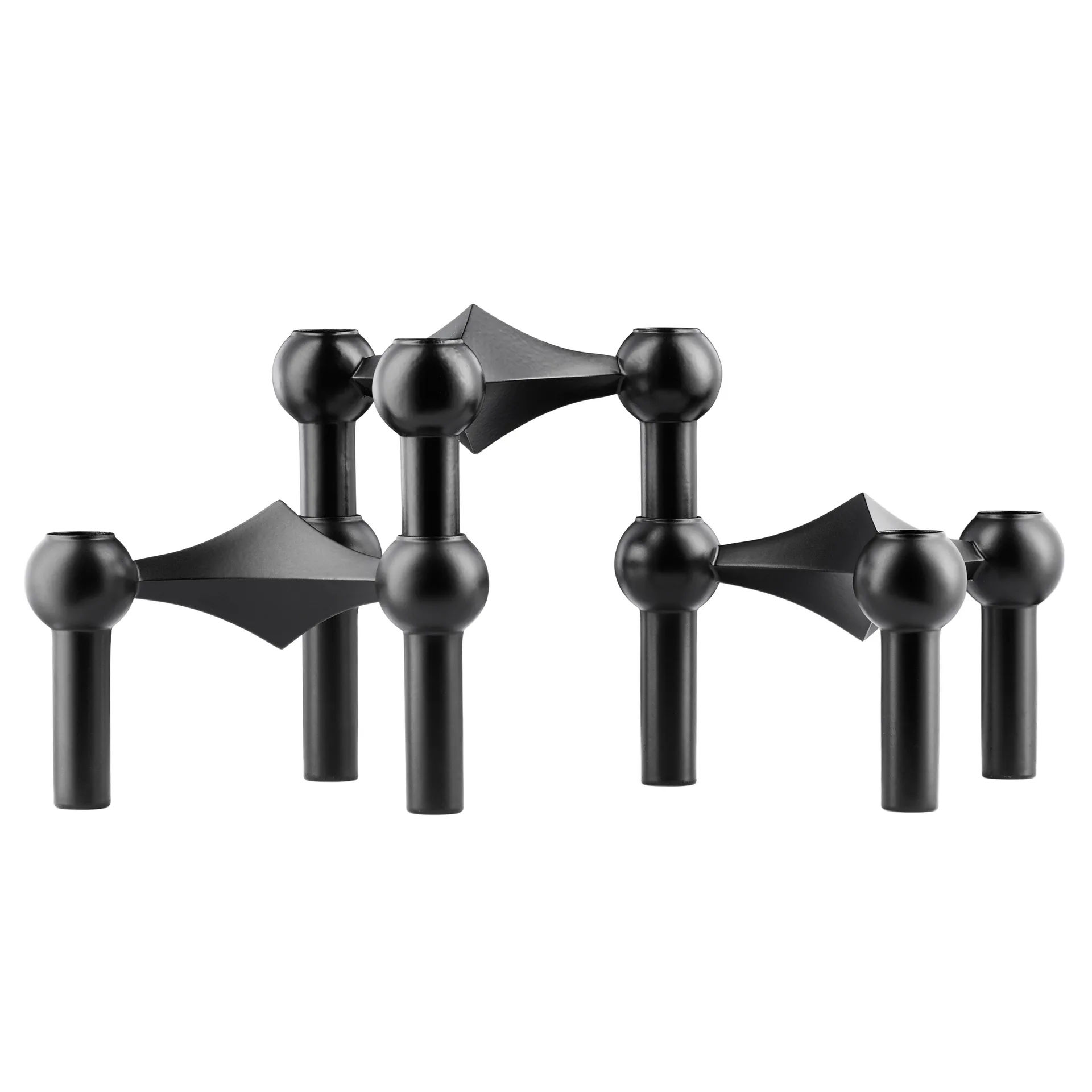 STOFF Nagel ljusstake 3-pack, svart STOFF Nagel