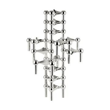 STOFF Nagel ljusstake - krom - STOFF Nagel