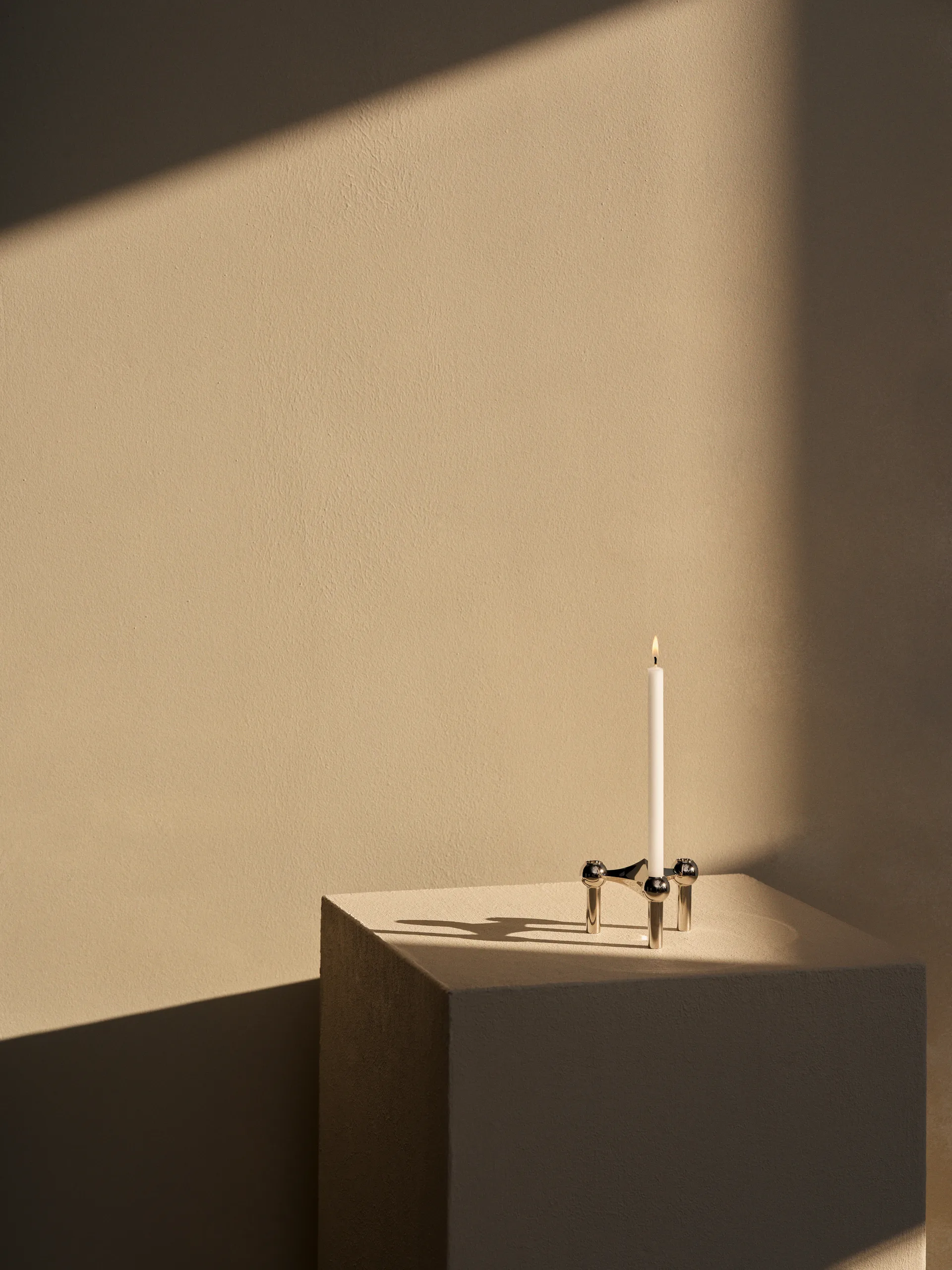 STOFF Nagel ljusstake + ljus 12-pack STOFF Nagel