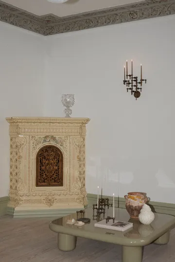 STOFF Nagel ljusstake vägg - Bronzed brass - STOFF Nagel