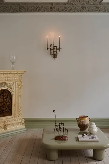 STOFF Nagel ljusstake vägg - Bronzed brass - STOFF Nagel