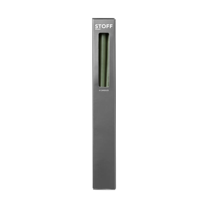 STOFF antikljus by ester & erik 6-pack, Dusty green STOFF