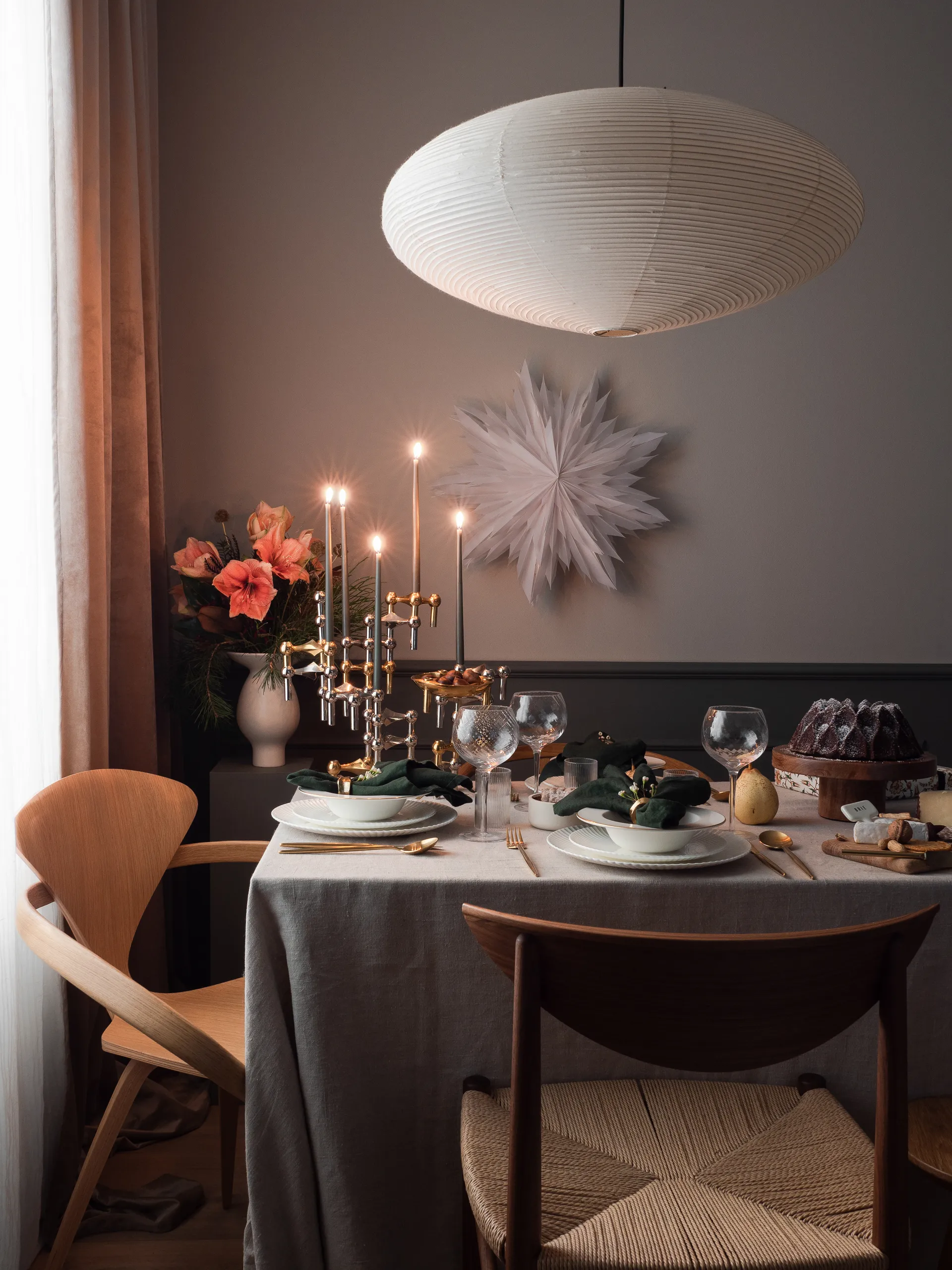 STOFF antikljus by ester & erik 6-pack, Dusty green STOFF