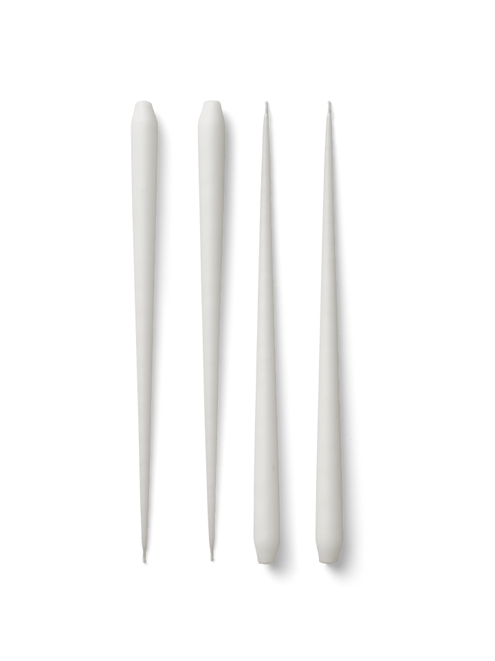 STOFF antikljus by ester & erik large 4-pack - White - STOFF