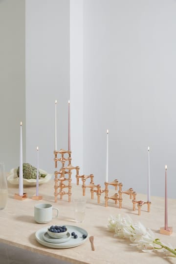 STOFF antikljus by ester & erik large 4-pack - White - STOFF