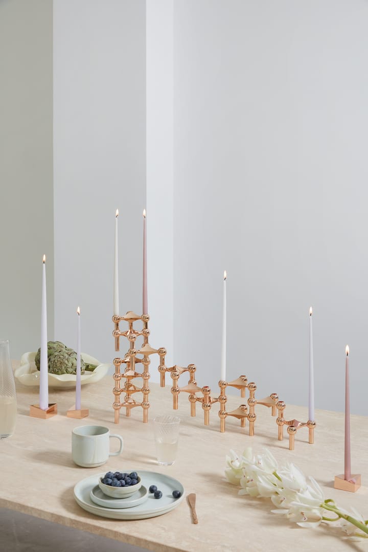 STOFF antikljus by ester & erik large 4-pack, White STOFF