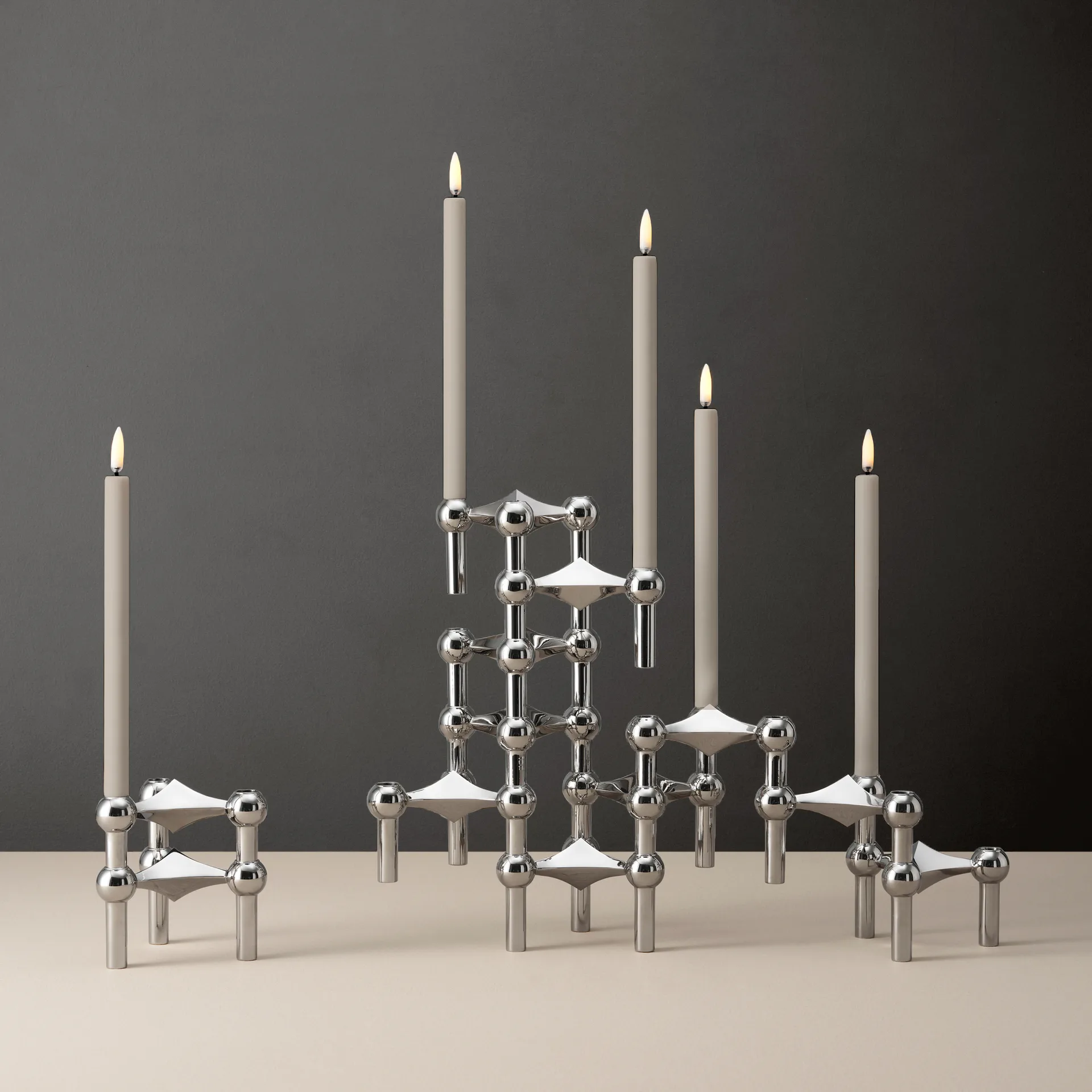 STOFF LED-ljus by Uyuni Lighting 2-pack, Sand STOFF