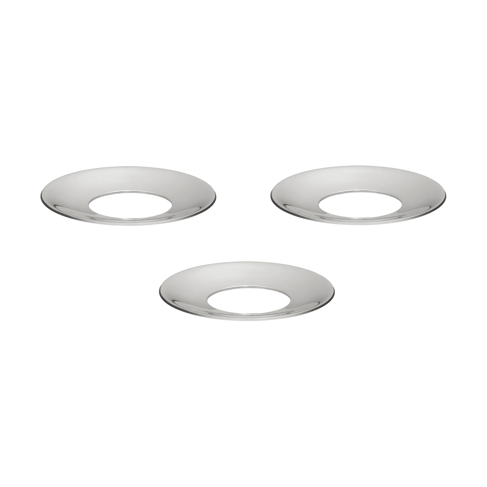 STOFF Nagel ljusmanschett 3-pack, Krom STOFF