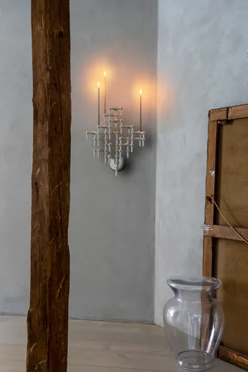 STOFF Nagel ljusstake 2 delar - Krom - undefined - STOFF