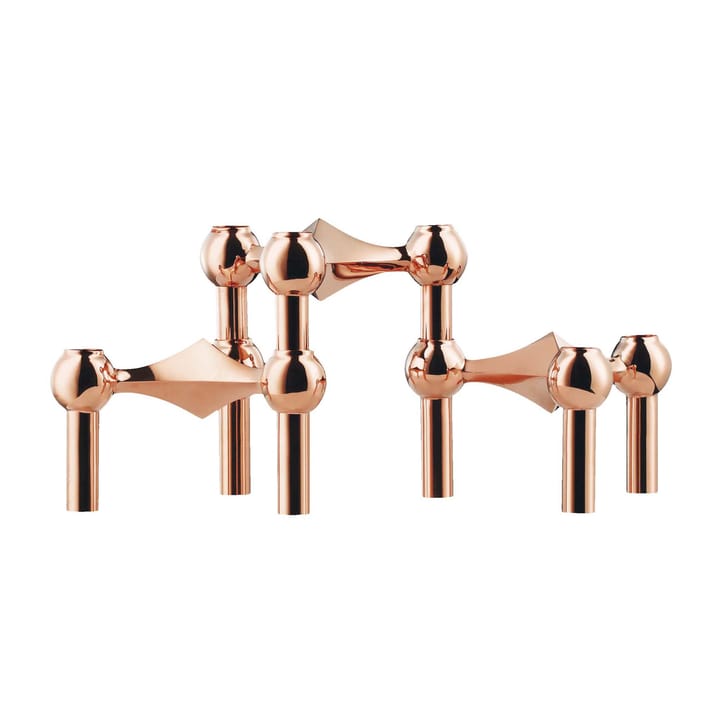 STOFF Nagel ljusstake 3-pack - Roséguld - STOFF