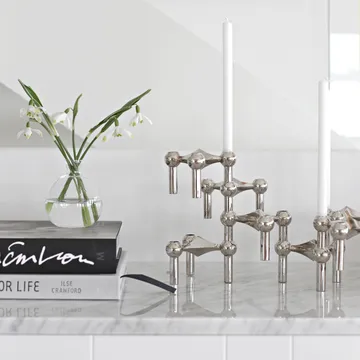 STOFF Nagel ljusstake 6-pack - Krom - STOFF