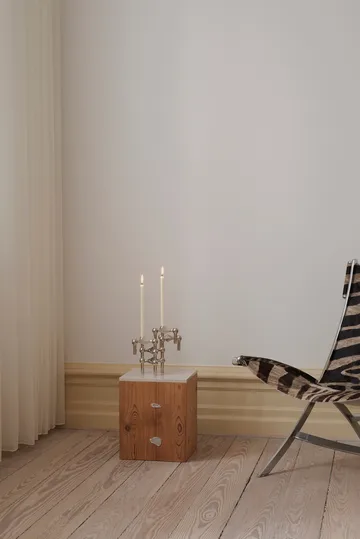 STOFF Nagel ljusstake - krom - STOFF