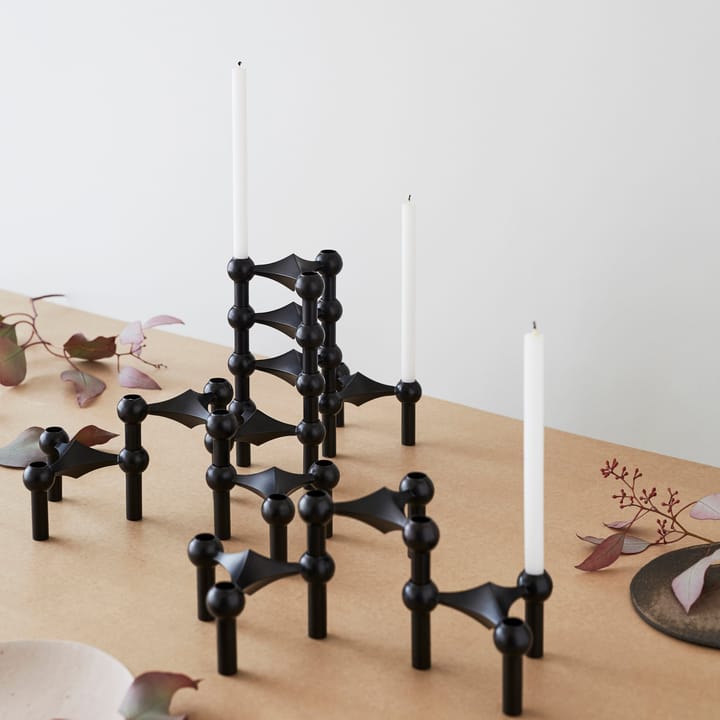 STOFF Nagel ljusstake, matt svart STOFF