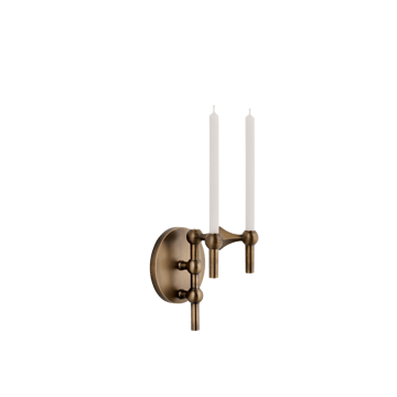 STOFF Nagel ljusstake vägg - Bronzed brass - STOFF
